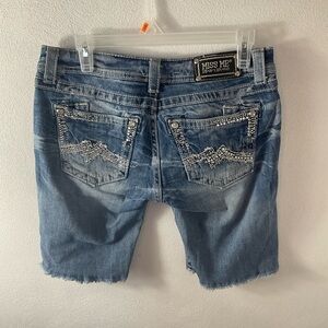 Miss‎ Me Blue Jean Bermuda Shorts Sz 29